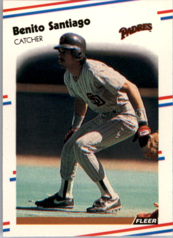 1988 Fleer Mini Baseball Cards 115     Benito Santiago